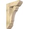 Ekena Millwork Olympic Slat Rough Sawn Bracket w/ Offset Brace, Douglas Fir, 8"W x 24"D x 36"H BKT0806X24X36OLY06RDF - alternate 1
